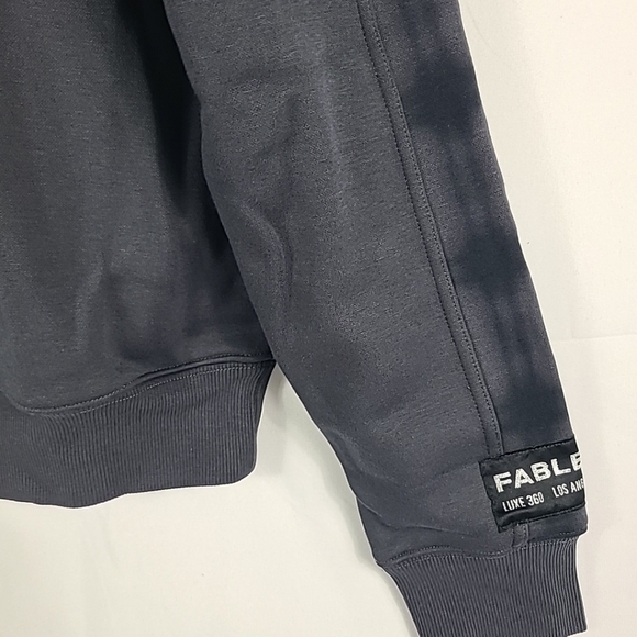 NEW Fabletics Women's Cozy Fleece Half Zip Mock Neck Sweatshirt Grey Sz S NWT - Picture 4 of 9